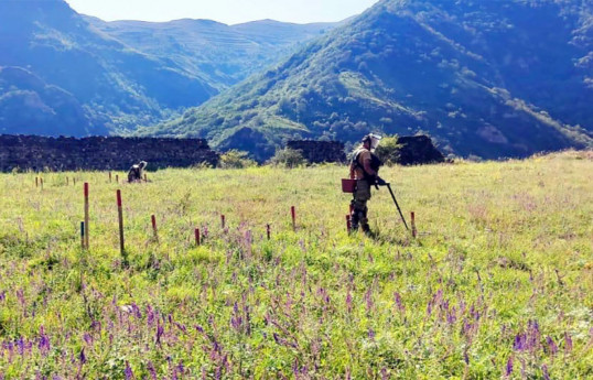 Ministère de la Défense : 39 721 hectares de terres ont été déminées jusqu’à présent dans les territoires azerbaïdjanais libérés