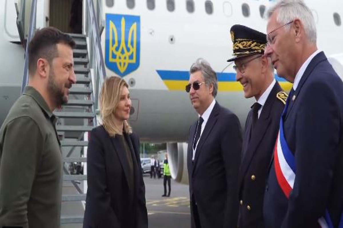 Le président ukrainien arrive en France