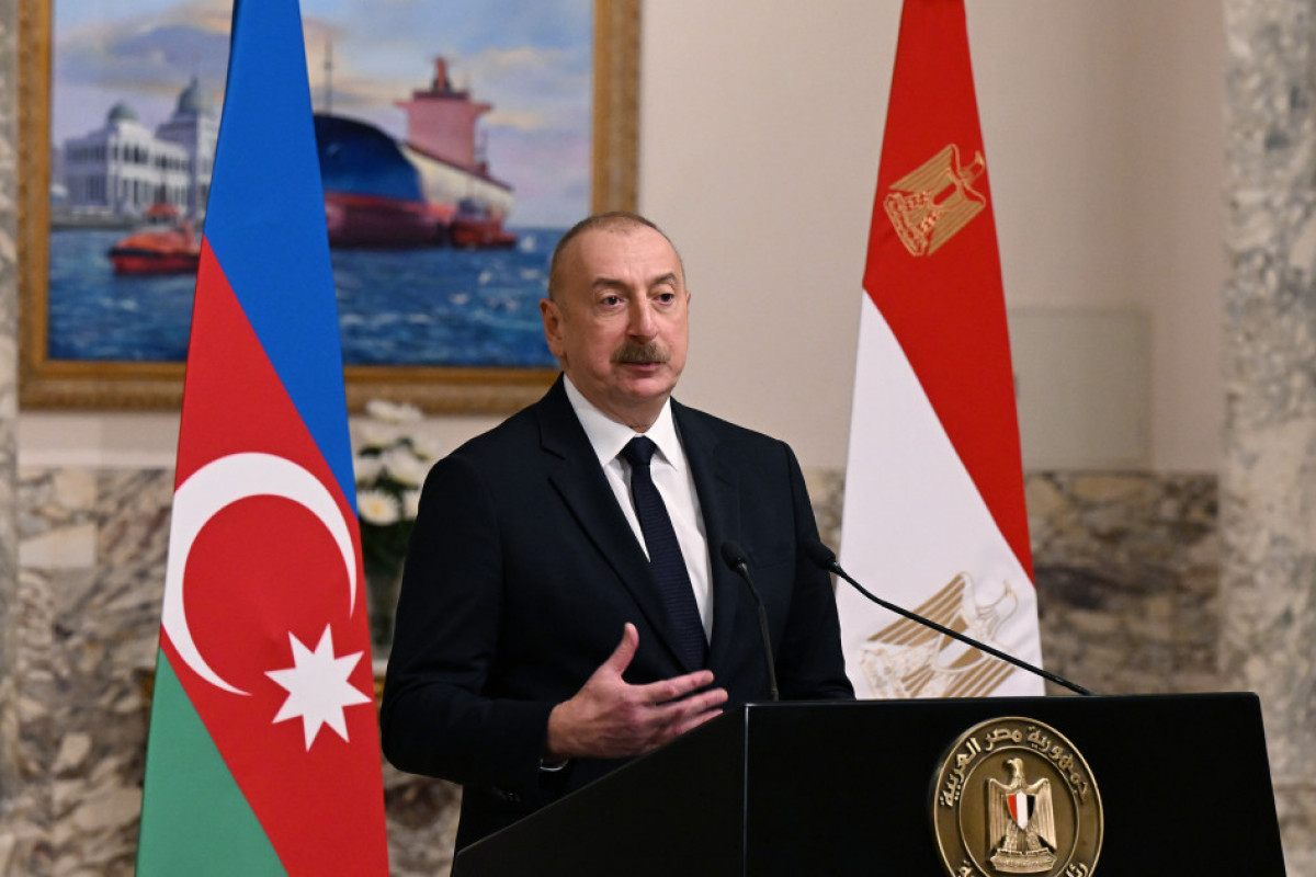 Les présidents azerbaïdjanais et égyptien font des déclarations à la presse