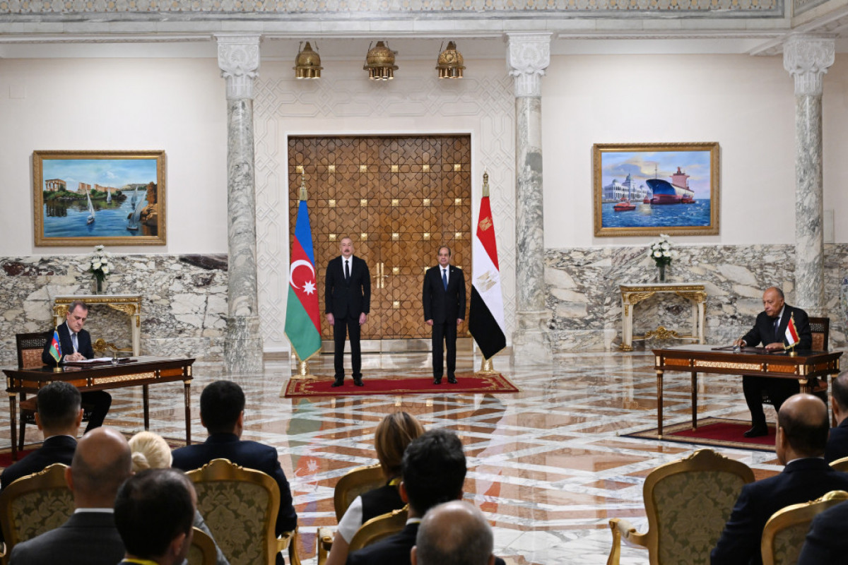 Un certain nombre de documents signés entre l’Azerbaïdjan et l’Egypte