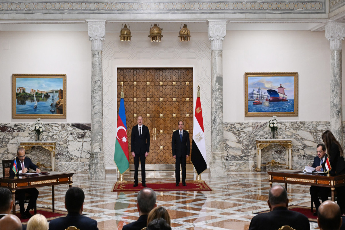 Un certain nombre de documents signés entre l’Azerbaïdjan et l’Egypte