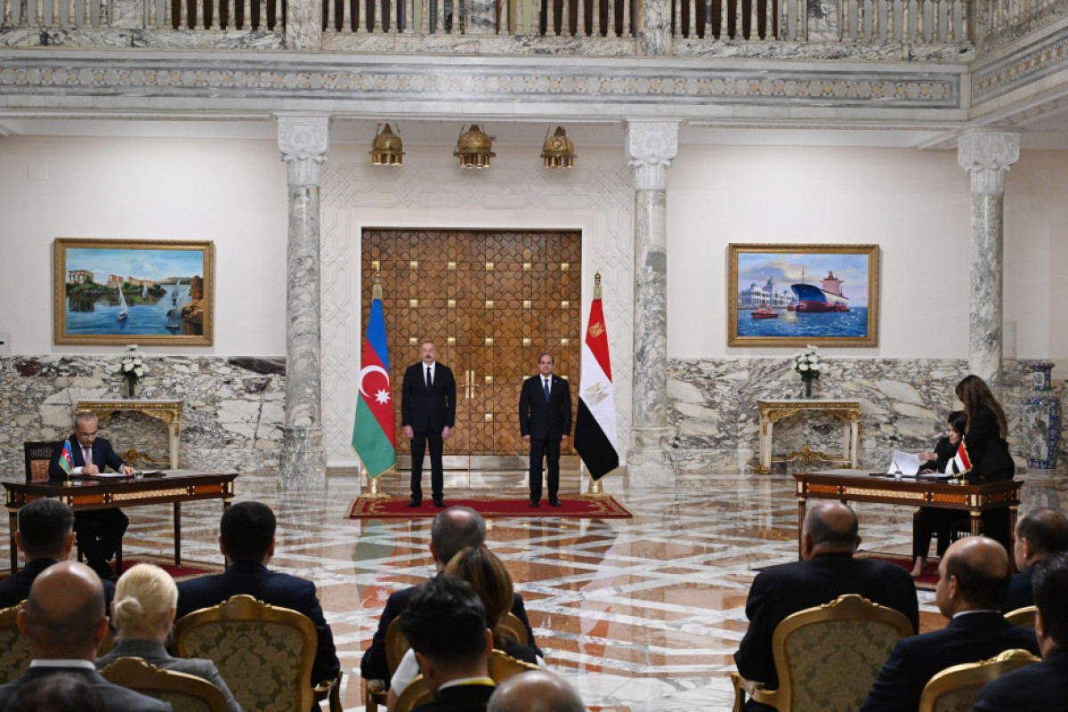 Un certain nombre de documents signés entre l’Azerbaïdjan et l’Egypte