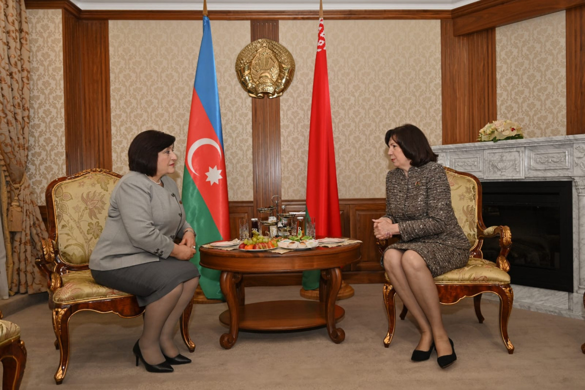 Visite officielle de la présidente du Parlement azerbaïdjanais au Bélarus