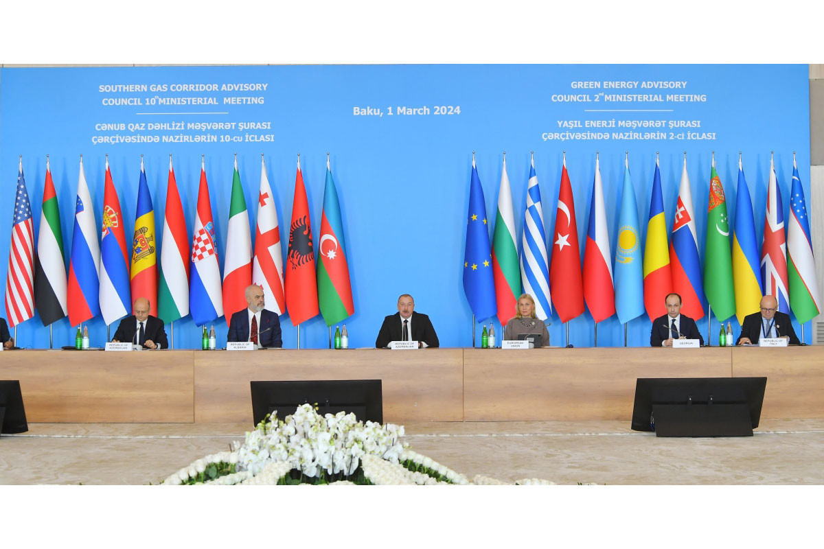 Ilham Aliyev a assisté à la 10e réunion ministérielle du Conseil consultatif du Corridor gazier méridional - Photos - Mise à Jour 