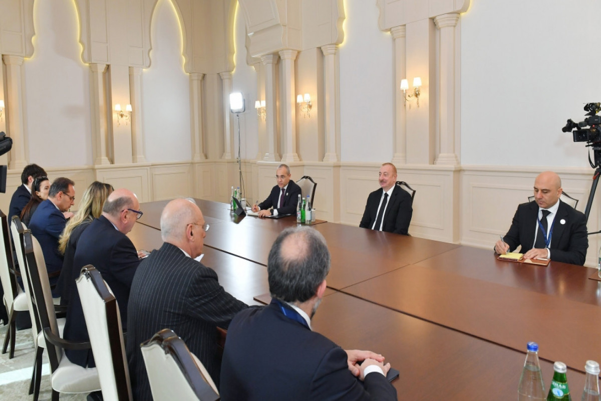 Le président azerbaïdjanais reçoit le ministre italien de l’Environnement et de la Sécurité énergétique