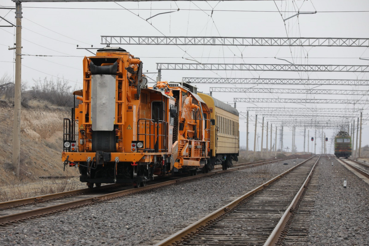 La modernisation du chemin de fer Bakou-Tbilissi-Kars est en cours d`achèvement - <span class="red_color">Photos
