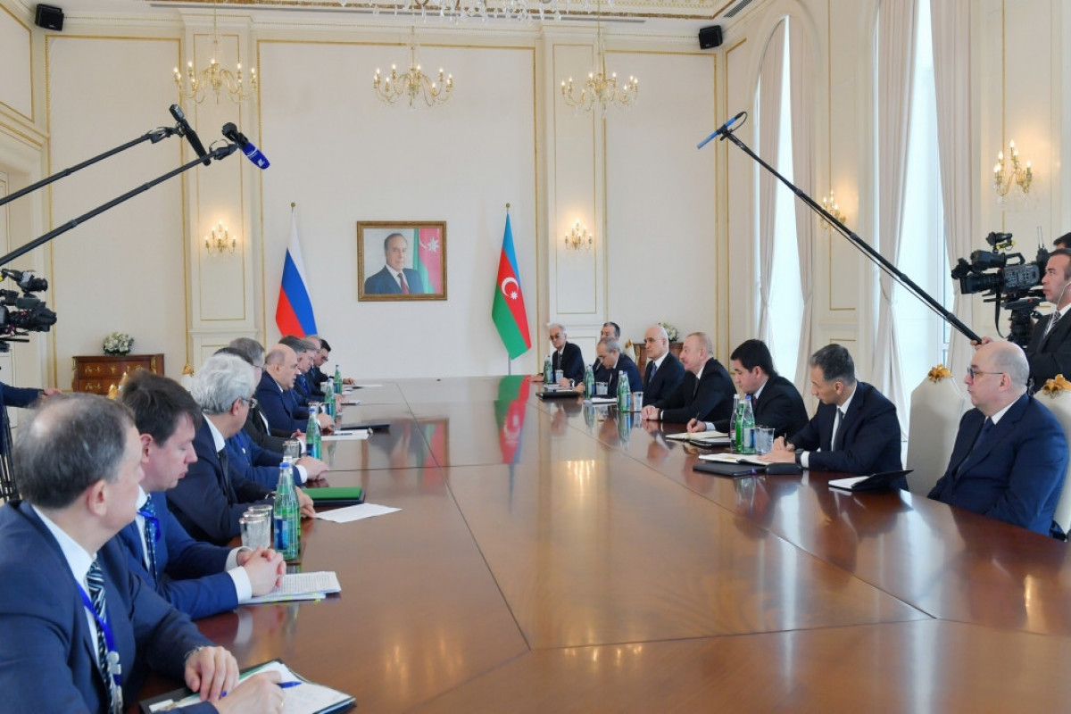 Entretien du président Ilham Aliyev avec le Premier ministre russe