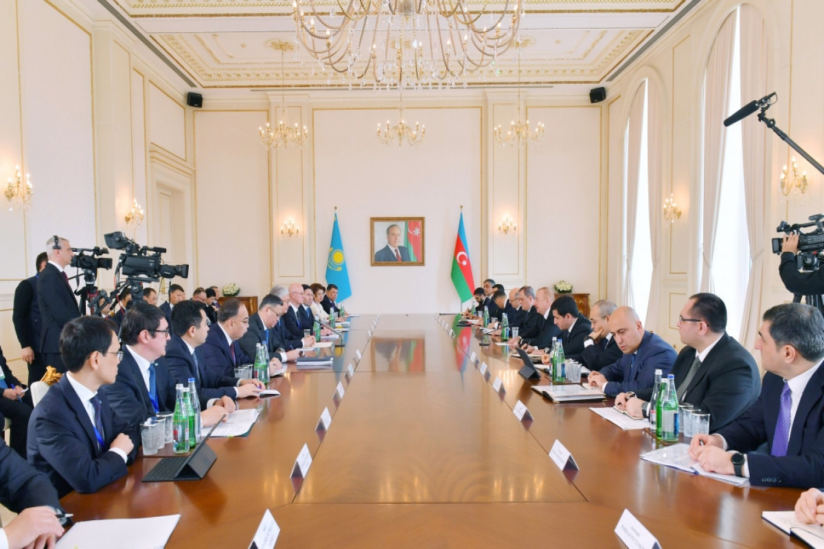 La première réunion du Conseil intergouvernemental suprême kazakh-azerbaïdjanais a eu lieu - Mise à jour 