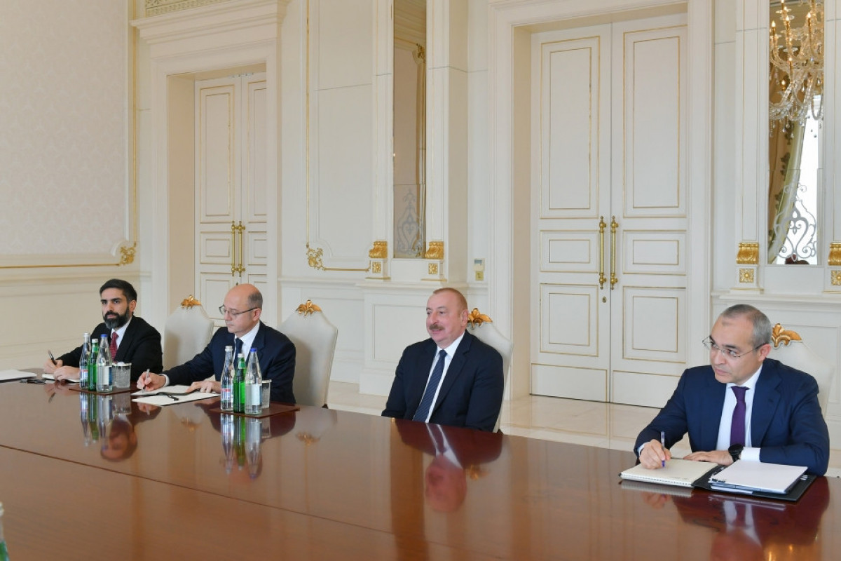 Le président azerbaïdjanais reçoit le nouveau directeur général du groupe BP - Mise à jour 