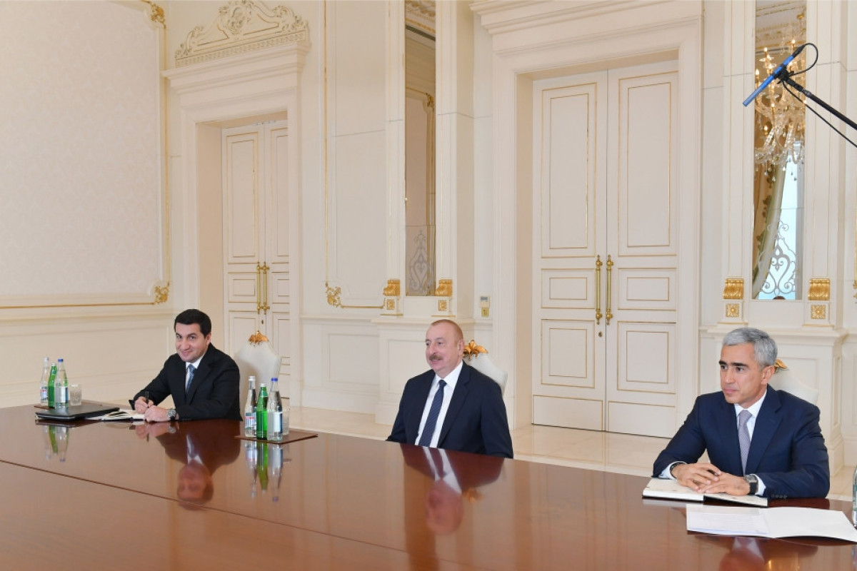 Le président azerbaïdjanais reçoit le représentant spécial du gouvernement chinois pour les affaires européennes