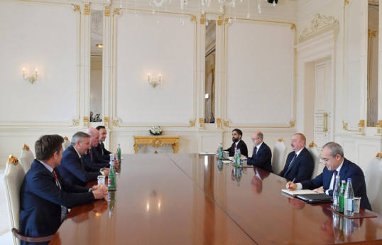 Le président azerbaïdjanais reçoit le nouveau directeur général du groupe BP - Mise à jour 