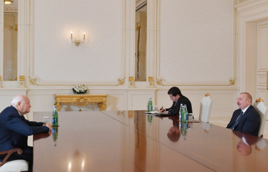 Entretien du président azerbaïdjanais avec le Haut-Représentant de l’ONU pour l’Alliance des civilisations