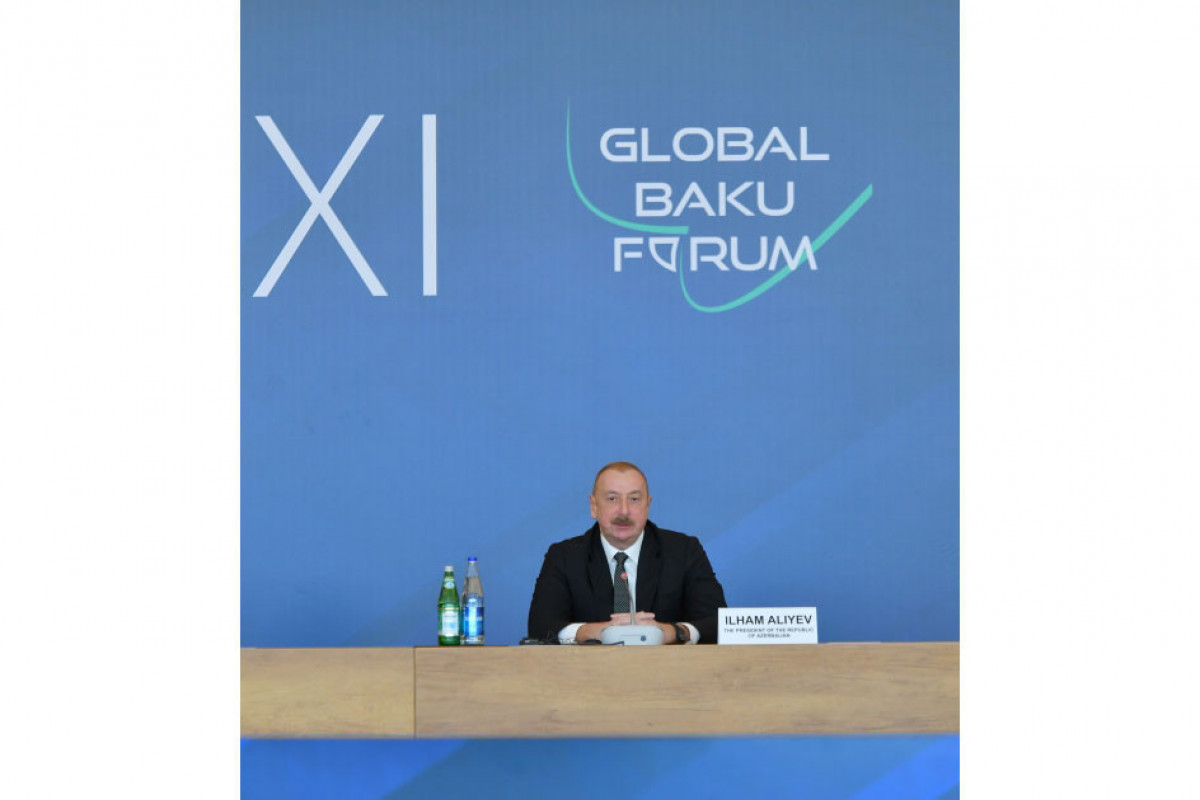 Ilham Aliyev a pris la parole au 11e Forum global de Bakou sous le thème « La réparation d'un monde fracturé » - Mise à jour 