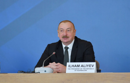 Ilham Aliyev : Le principal changement géopolitique dans notre région après notre dernière rencontre, c’est le rétablissement complet de la souveraineté de l’Azerbaïdjan