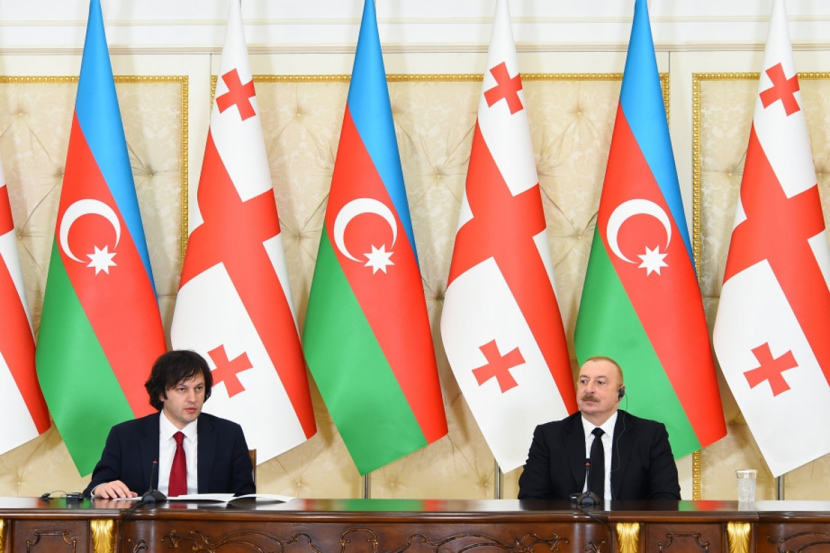 Le président Ilham Aliyev et le Premier ministre Irakli Kobakhidze ont fait des déclarations à la presse - Photos - Vidéo - Mise à Jour 