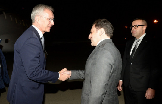 Le Secrétaire général de l’OTAN entame une visite officielle en Azerbaïdjan