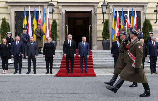 Le Premier ministre ukrainien s'est rendu en Pologne