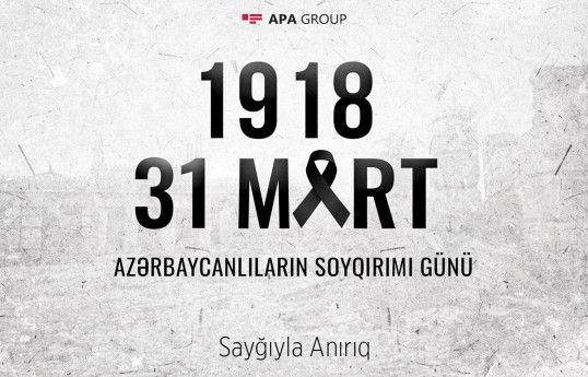 Le 31 mars - Journée du génocide des Azerbaïdjanais