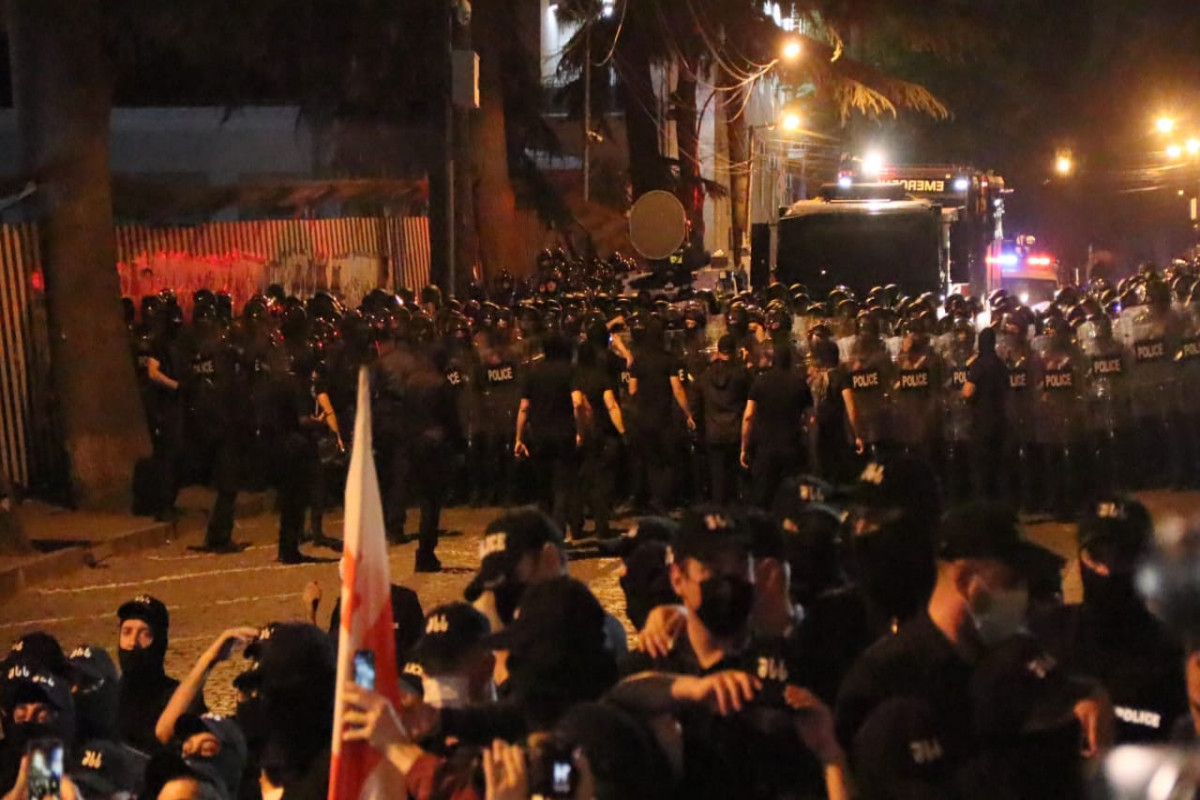 63 personnes arrêtées lors des manifestations à Tbilissi - Photo  