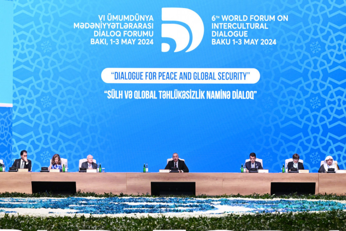 Bakou accueille le 6e Forum mondial sur le dialogue interculturel, le président  Ilham Aliyev participe à la cérémonie d’ouverture du Forum - <span class="red_color">Vidéo