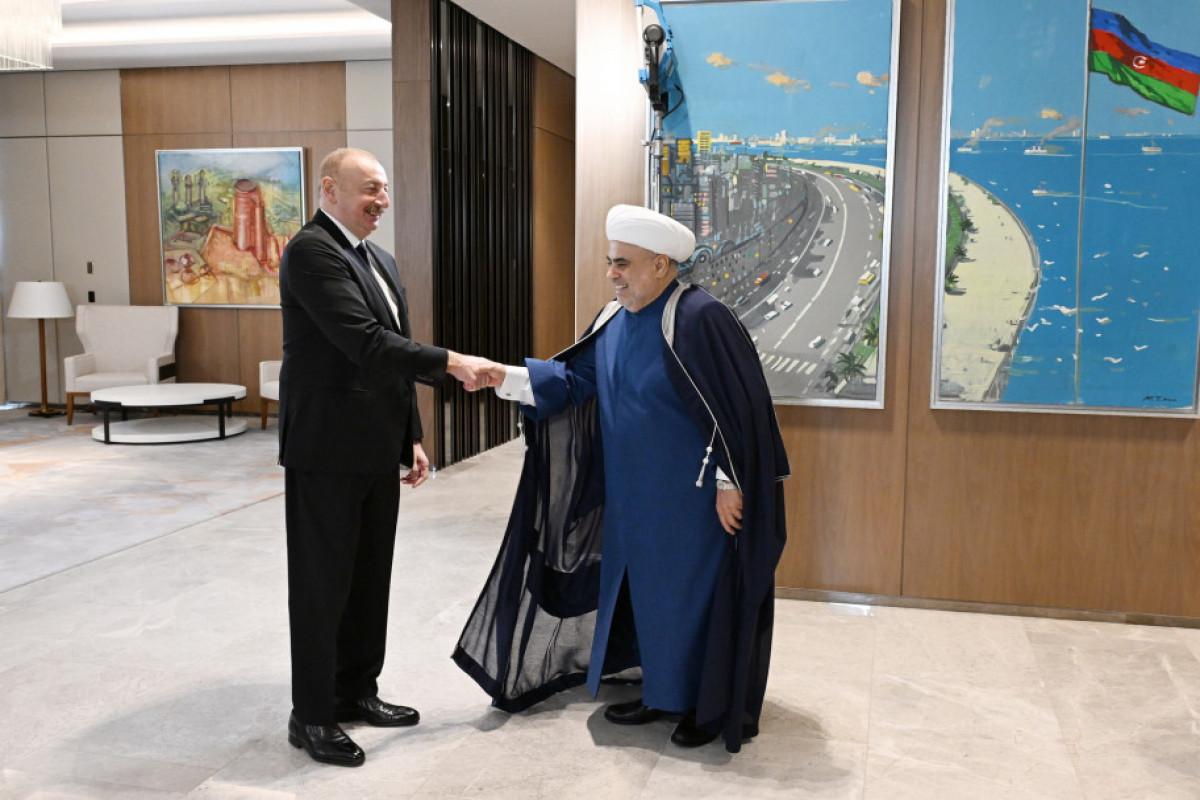 Le président Aliyev reçoit une délégation de dirigeants religieux des Etats membres et observateurs de l’Organisation des Etats turciques