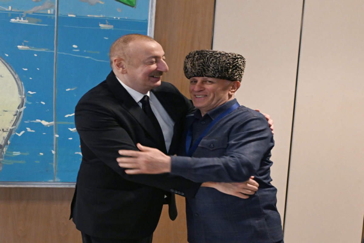Le président azerbaïdjanais reçoit une délégation de muftis de la région russe du Caucase du Nord