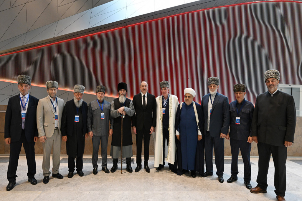 Le président azerbaïdjanais reçoit une délégation de muftis de la région russe du Caucase du Nord