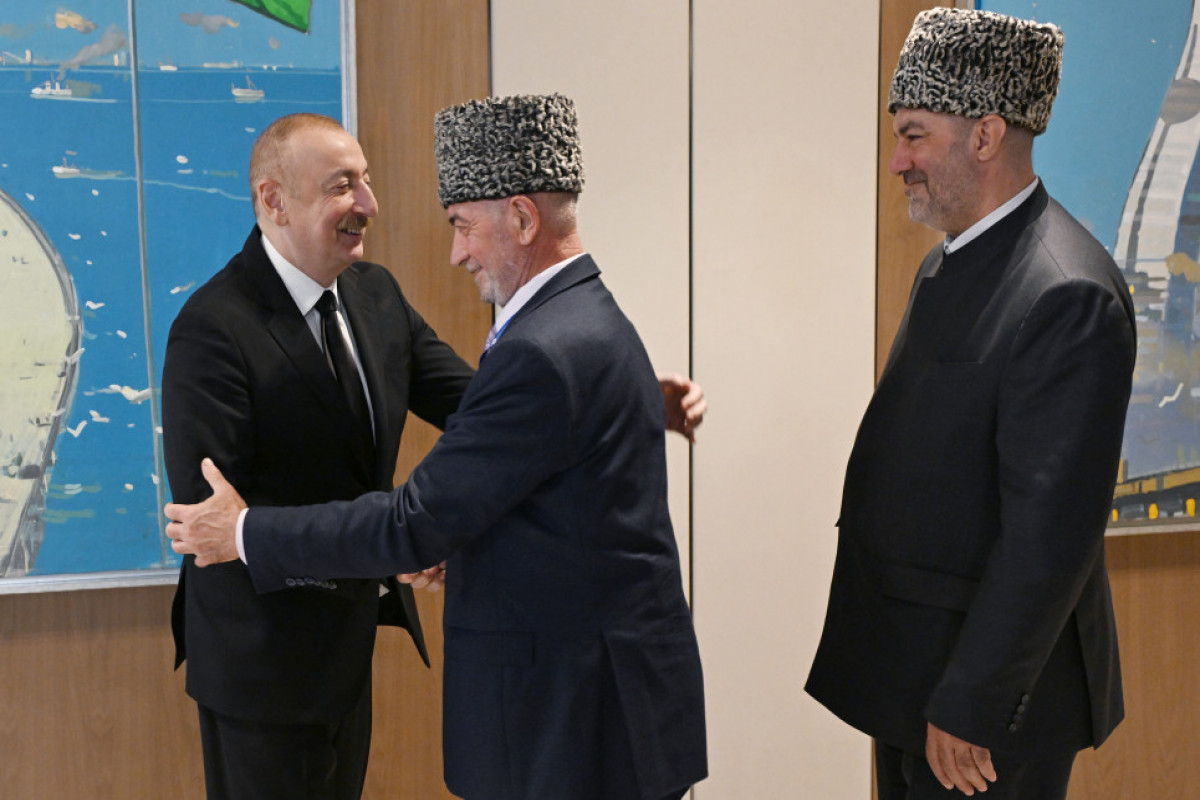 Le président azerbaïdjanais reçoit une délégation de muftis de la région russe du Caucase du Nord