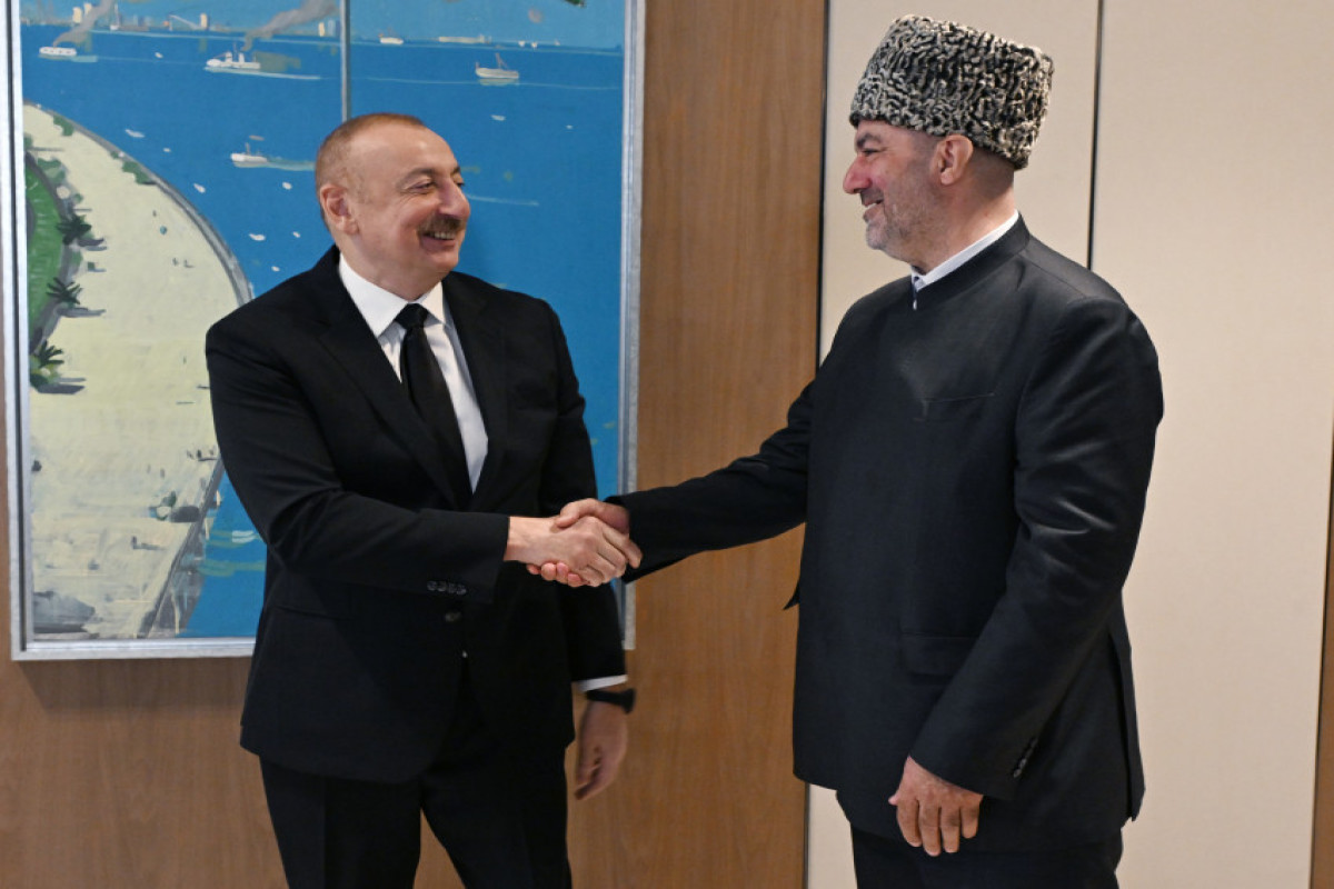 Le président azerbaïdjanais reçoit une délégation de muftis de la région russe du Caucase du Nord