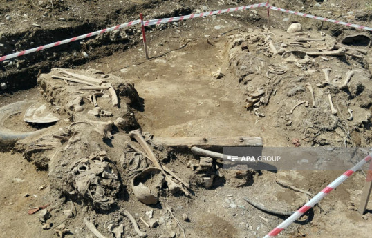 L'Azerbaïdjan découvre un os du crâne à Goubadly libéré