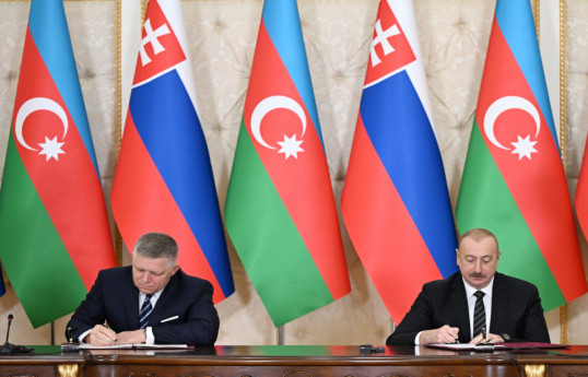 Un certain nombre de documents signés entre l’Azerbaïdjan et la Slovaquie