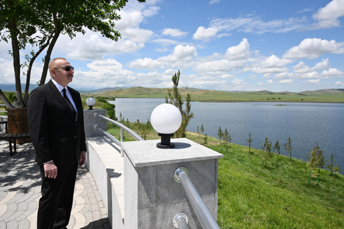 Fuzouli : le président Ilham Aliyev participe à la réouverture du complexe des barrages de Köndelentchaï
