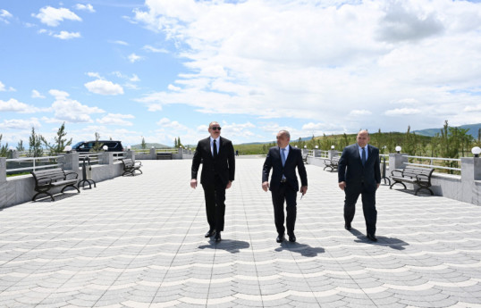 Fuzouli : le président Ilham Aliyev participe à la réouverture du complexe des barrages de Köndelentchaï