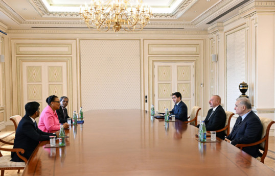 Le président Ilham Aliyev reçoit la Secrétaire générale du Commonwealth