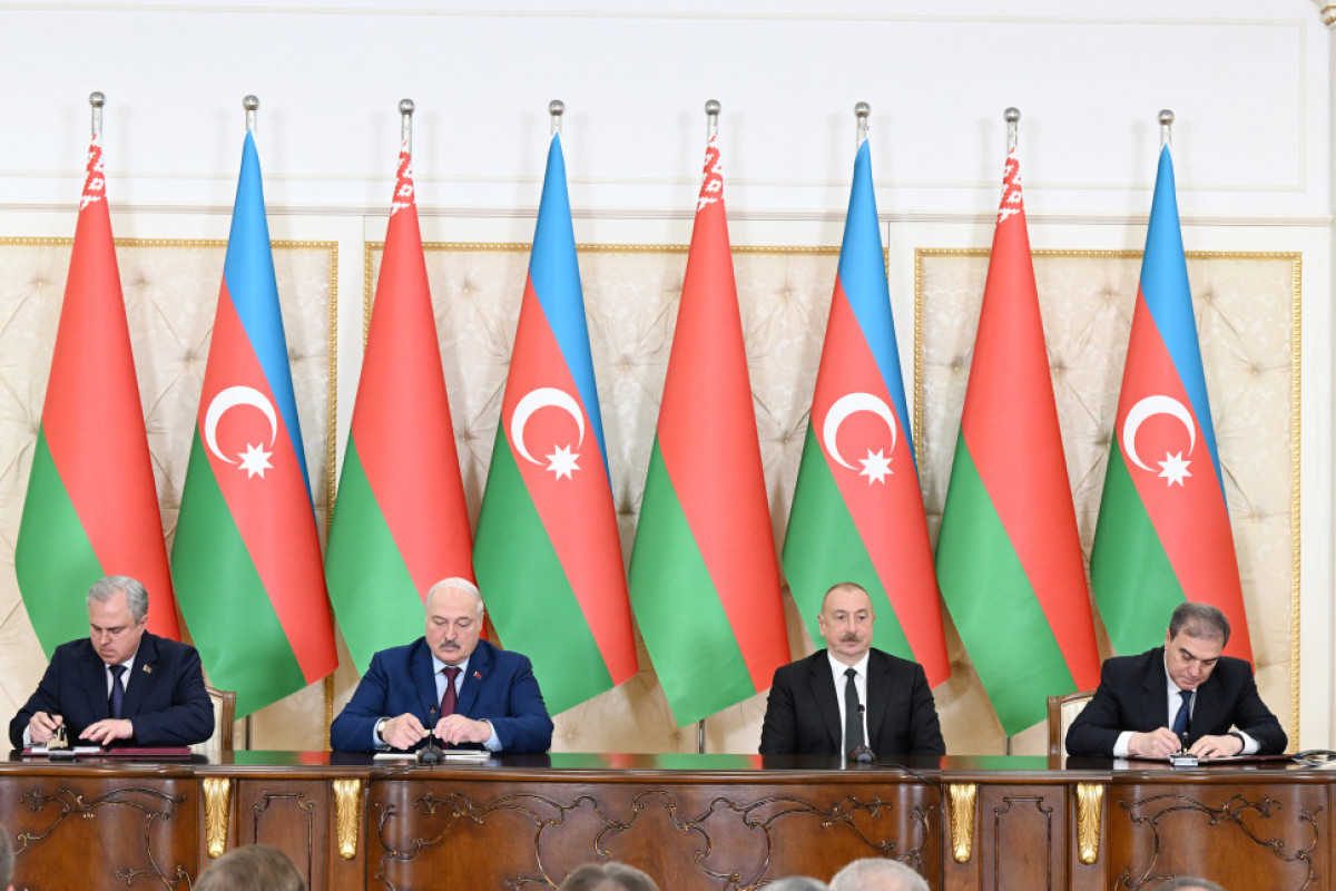 L’Azerbaïdjan et le Bélarus signent un certain nombre de documents