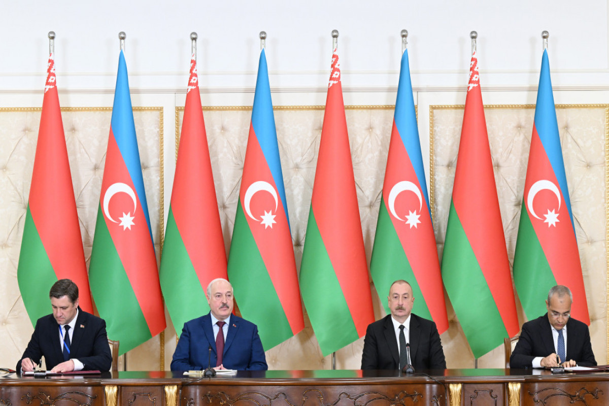 L’Azerbaïdjan et le Bélarus signent un certain nombre de documents