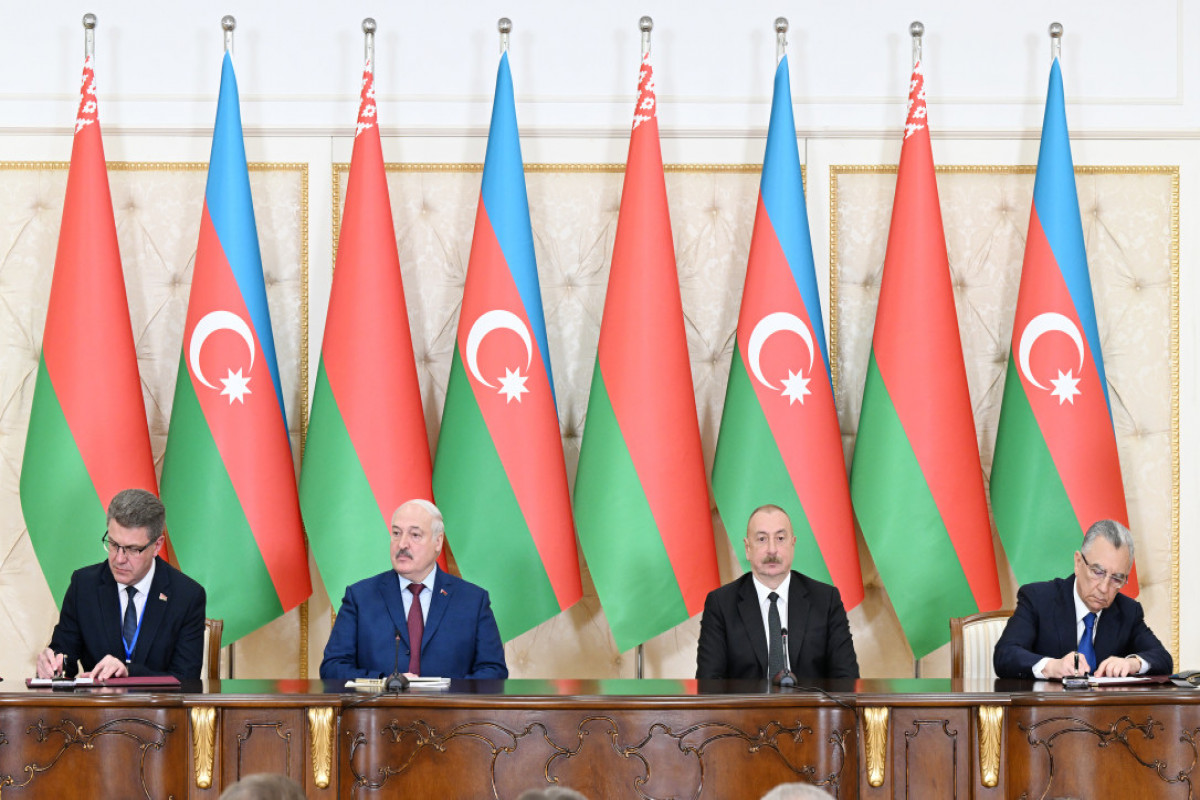 L’Azerbaïdjan et le Bélarus signent un certain nombre de documents