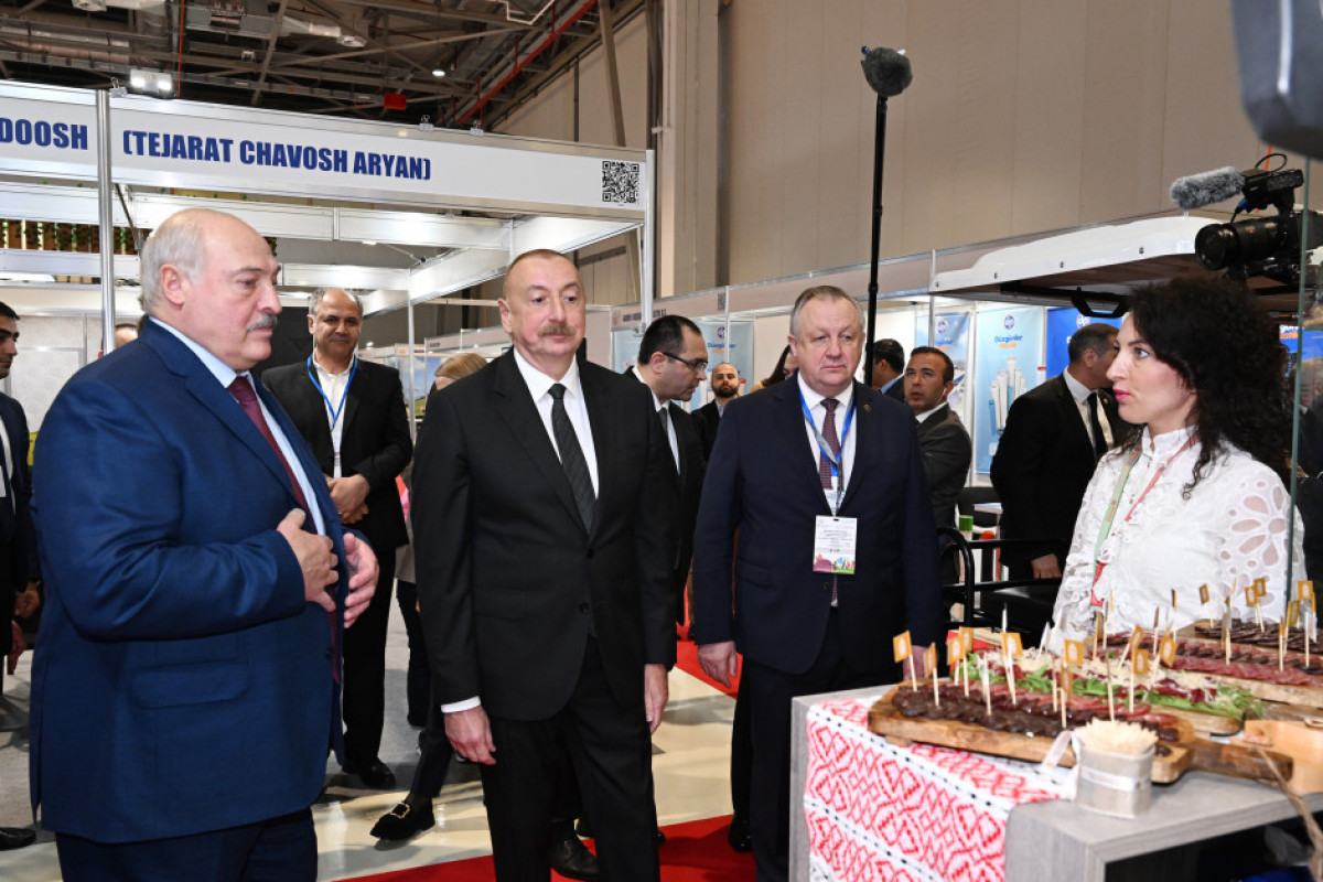 Les présidents azerbaïdjanais et biélorusse visitent les salons « Caspian Agro » et « InterFood Azerbaijan »