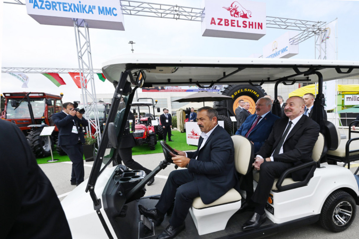 Les présidents azerbaïdjanais et biélorusse visitent les salons « Caspian Agro » et « InterFood Azerbaijan »