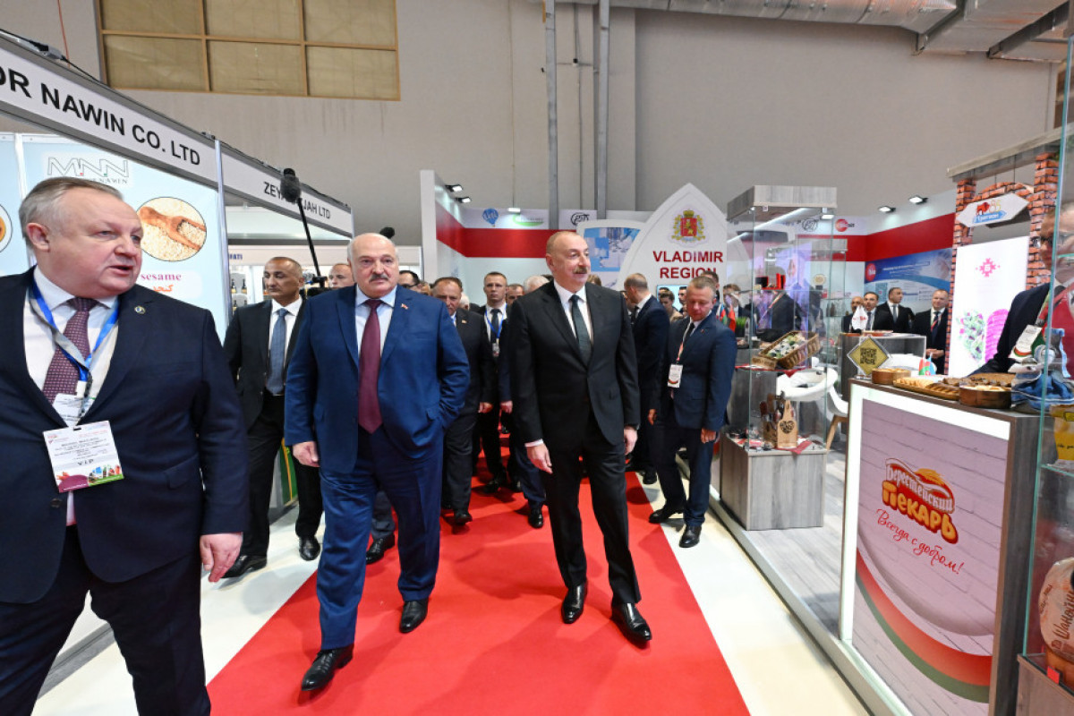Les présidents azerbaïdjanais et biélorusse visitent les salons « Caspian Agro » et « InterFood Azerbaijan »