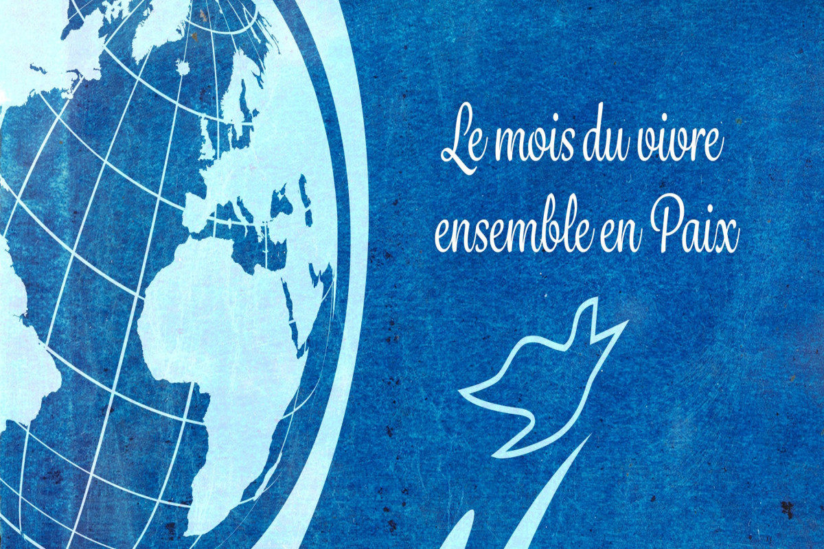 Aujourd`hui marque la Journée internationale du Vivre Ensemble en Paix