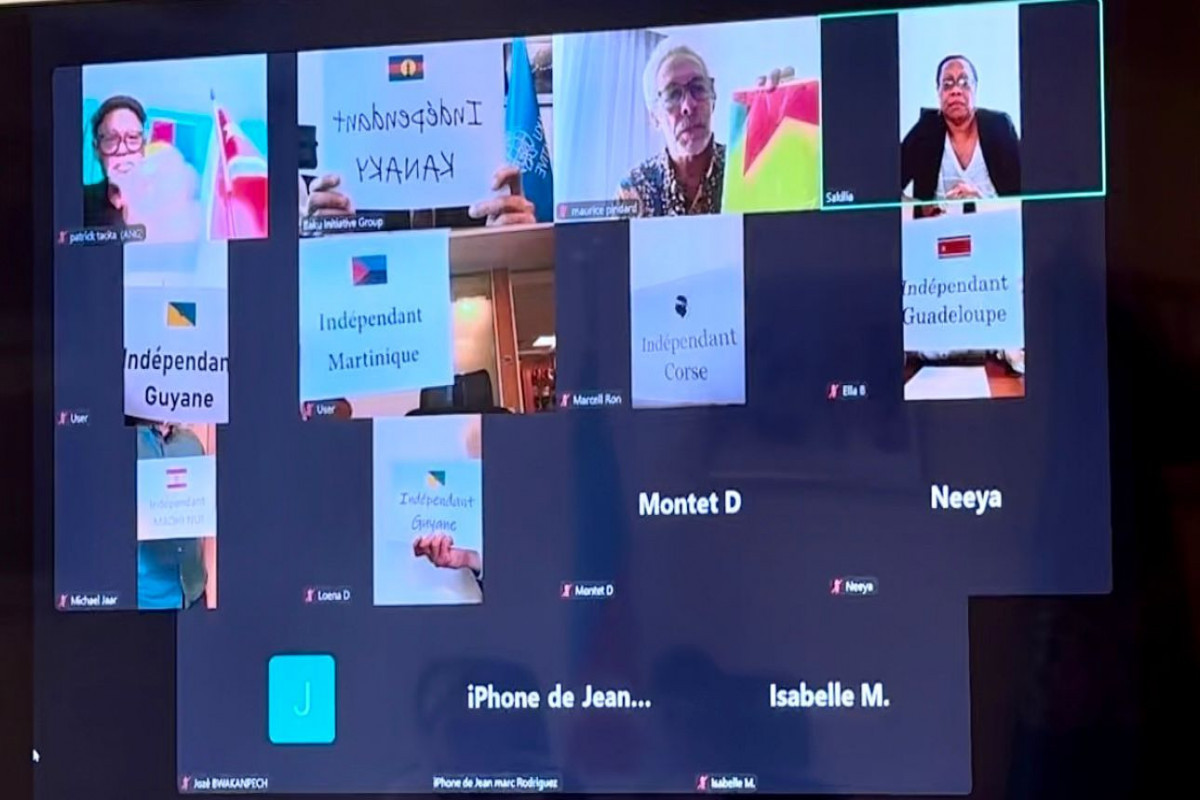 Une vidéoconférence intitulée « Solidarité avec le peuple kanak» a été organisée à l'invitation du Groupe d'initiative de Bakou - Vidéo 
