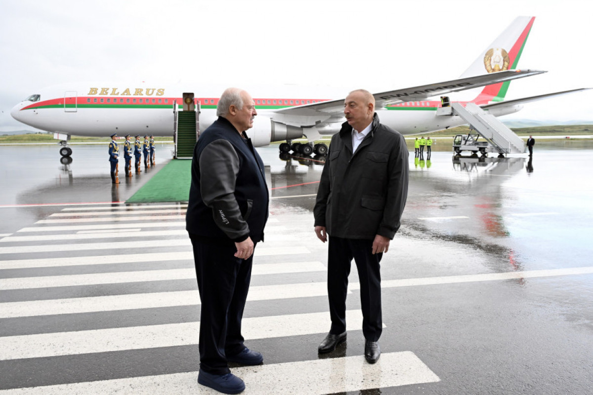 En marge de sa visite d’Etat en Azerbaïdjan, le président Loukachenko se déplace dans la région de Fuzouli
