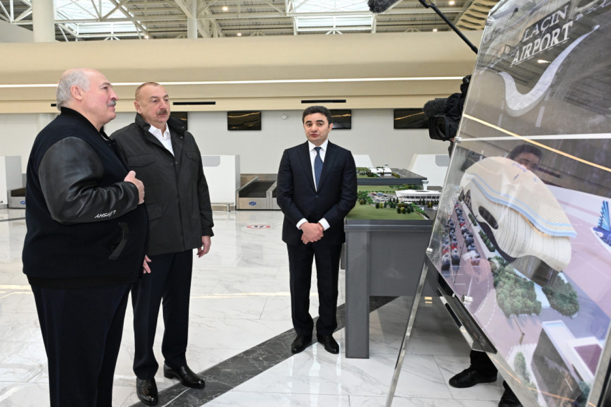En marge de sa visite d’Etat en Azerbaïdjan, le président Loukachenko se déplace dans la région de Fuzouli