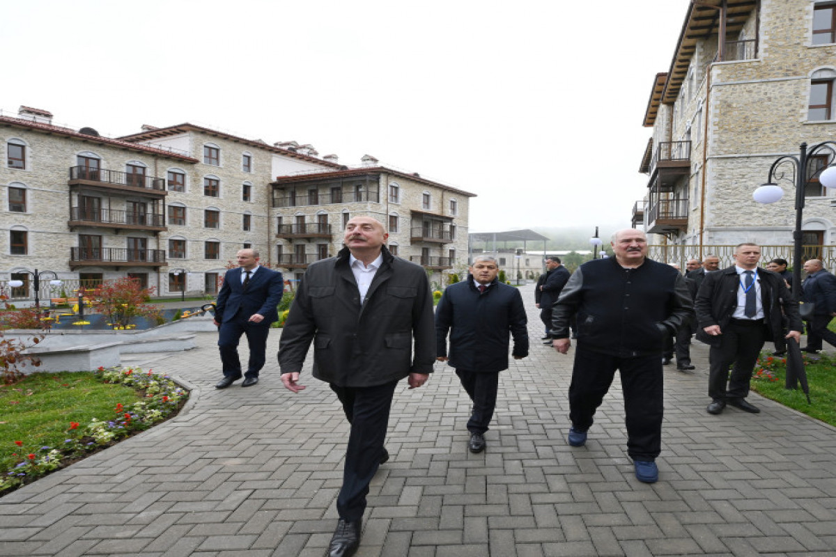 Les présidents Aliyev et Loukachenko se déplacent à Choucha - Mise à Jour 