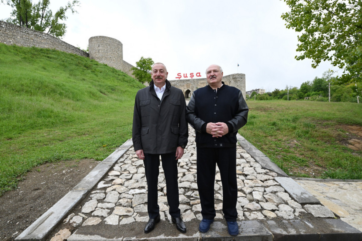 Les présidents Aliyev et Loukachenko se déplacent à Choucha - Mise à Jour 
