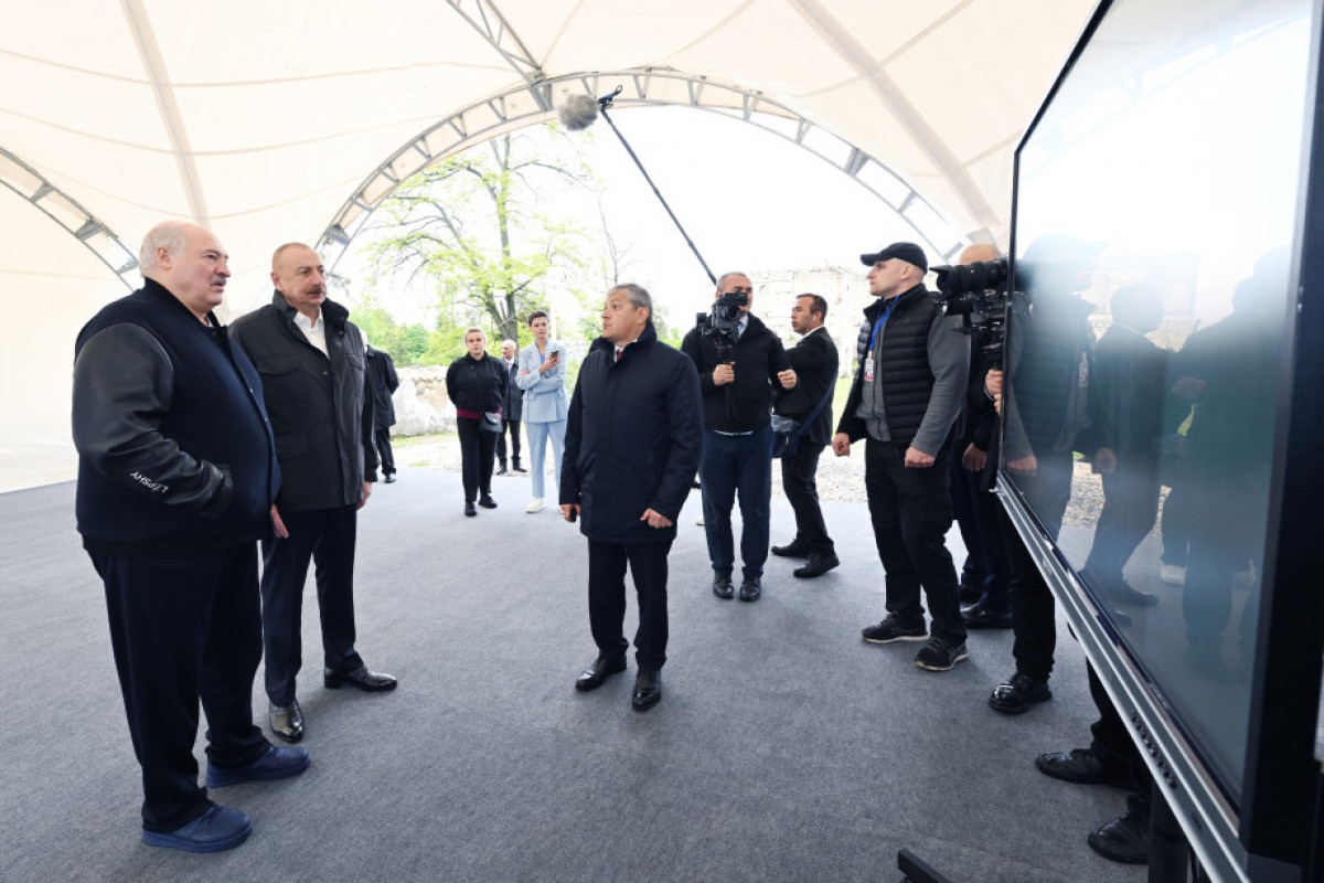 Les présidents Aliyev et Loukachenko informés du plan général de Choucha