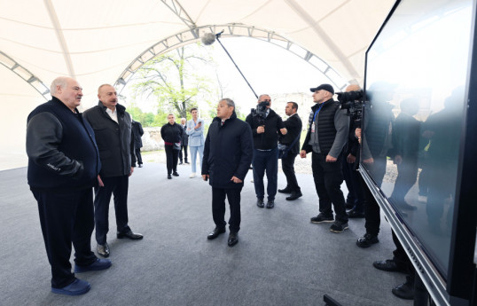 Les présidents Aliyev et Loukachenko informés du plan général de Choucha