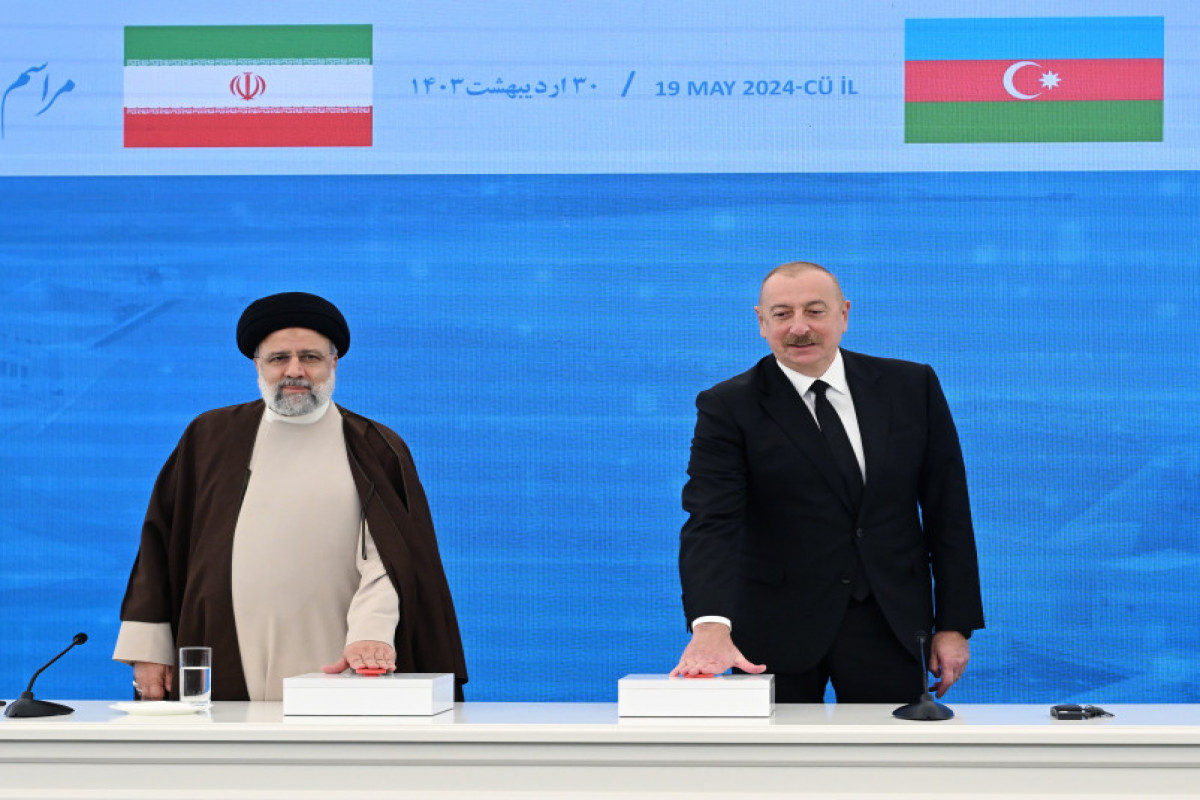 La cérémonie de mise en service du complexe hydroélectrique « Khoudaferin » et d’inauguration du complexe hydroélectrique « Qiz Qalasi » se tient avec la participation des présidents azerbaïdjanais et iranien