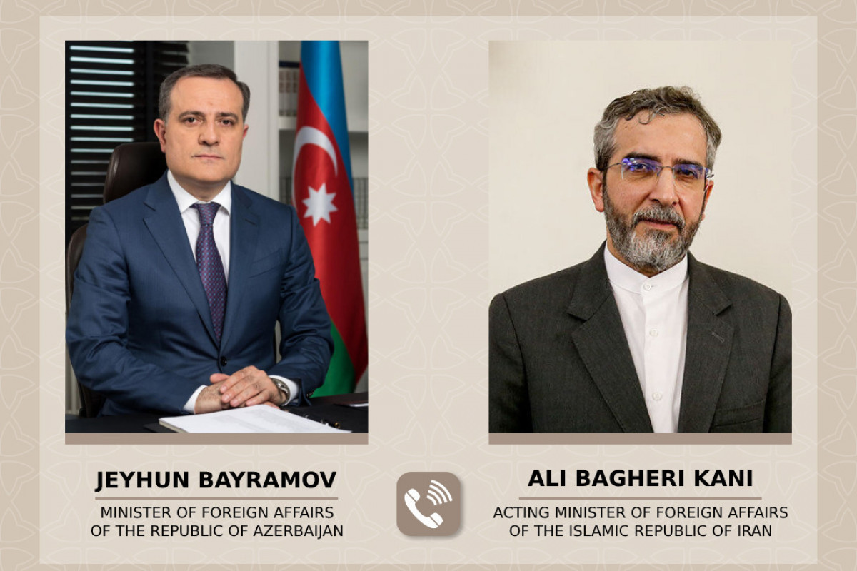 Entretien téléphonique entre Djeyhoun Baïramov et le ministre iranien des Affaires étrangères par intérim -<span class="red_color"> Mise à jour